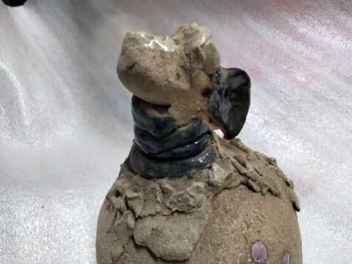 Bespoke art Vulture Pottery  Great sense of humour Unsigned  (In Style of artist Jane Adams)