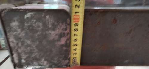 2 Mazawattee Tea Tins distressed *Look At My BUY NOW Listing*NO WAITING