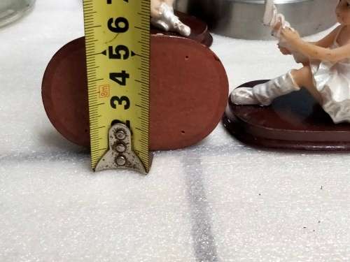 5 Ballerina figurine on plinth  composite - for 2 BID Look At My BUY NOW Listing NO WAITING
