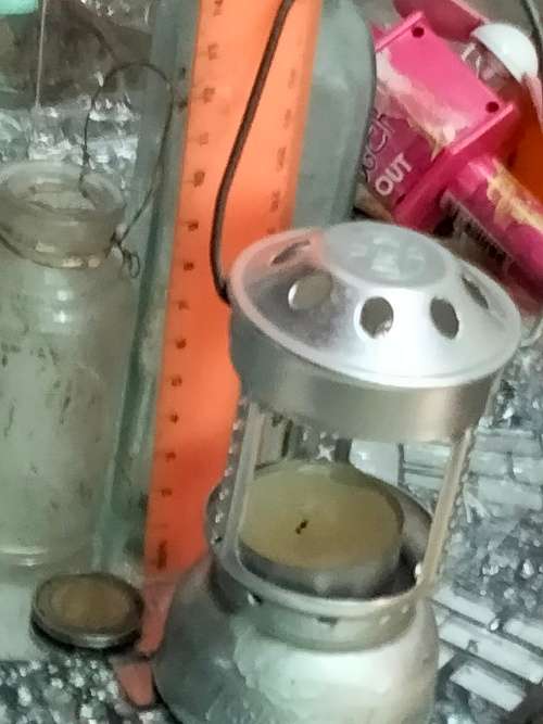 6 item*Coleman Tea Light candle holder+COLLECTABLE dump dig BOTTLEs Look At My BUY NOW*NO WAITING