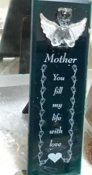 Art Glass ANGEL Italy  hand blown glass with script stand like photoLOOK At My BUY NO WAIT