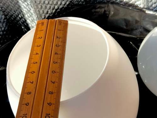 Lamp Shade Glass - 1 Ceiling light Pendant shape white pendant glass