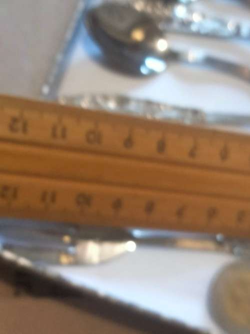 9 items -Novalux Holland 6 Tea Spoons +3 Cake forks+Dutch Box not original