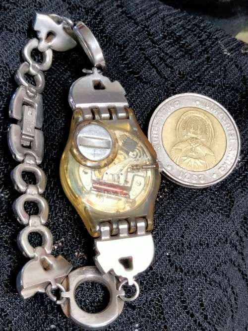 2 VTG watches 1SWATCH AG 2007 Swarovski Crystals+1 QUARTZ  Not Working LOOK At My BUY NOW NO WAITING