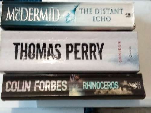 Books USED Author Thomas Perry Night life Butchers boy*Colin Forbes Rhinoceros*Val McDermid Distant