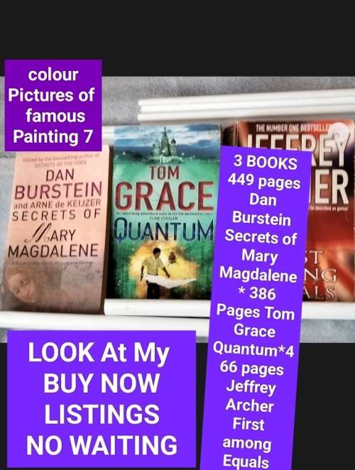 3Paper Back Books*All 1 BID LOOK AtMy BUY NOW items NO WAITING