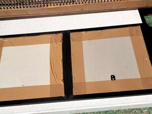 2 Jack Vettriano POST CARDS +Framed +Non reflective glassLOOK At My BUY NOW LISTINGS NO WAITING