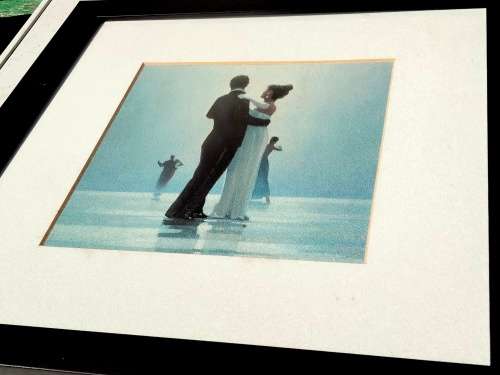 2 Jack Vettriano POST CARDS +Framed +Non reflective glassLOOK At My BUY NOW LISTINGS NO WAITING