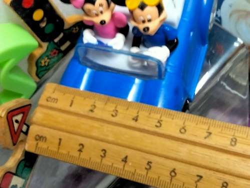 CAR+Mickey+Minnie Mouse in damage+1 McDonalds +3 small Toys*LOOK at My BUY NOW items NO WAIT