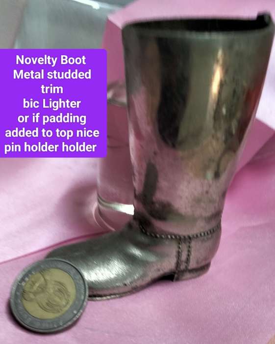NOVELTY Boot Metal stud trim LOOK At All My BUY NOW - NO WAITING