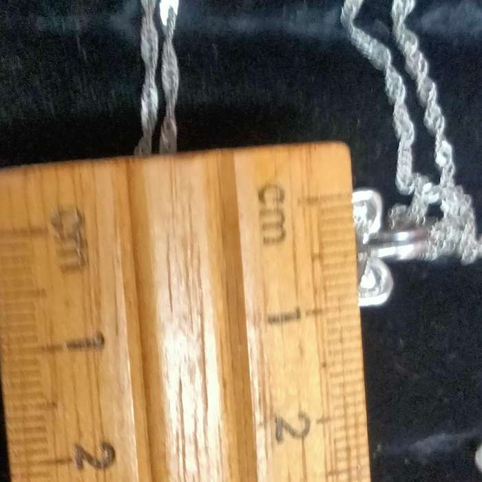 Necklace 18 KGP stamp on Chain bale pearl inside Key Cage 18 KGP LOOK At My BUY NOW NO WAITING