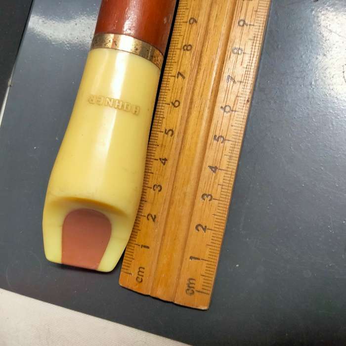 Vintage German made Hohner *Suctio Wood+Resin Mouth piece *Working* Note Wood has lost coating
