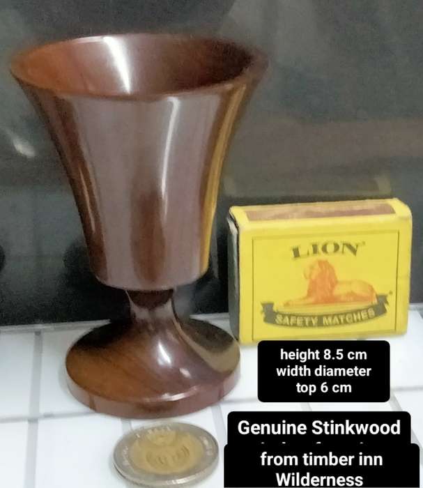 genuine Stinkwood from in Wilderness Chalice