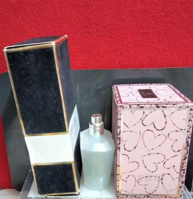 EMPTY Perfume Bottle+Boxes RARE PEARLS AVON+ Box Good Girl Carolina+Shining Star for the collector