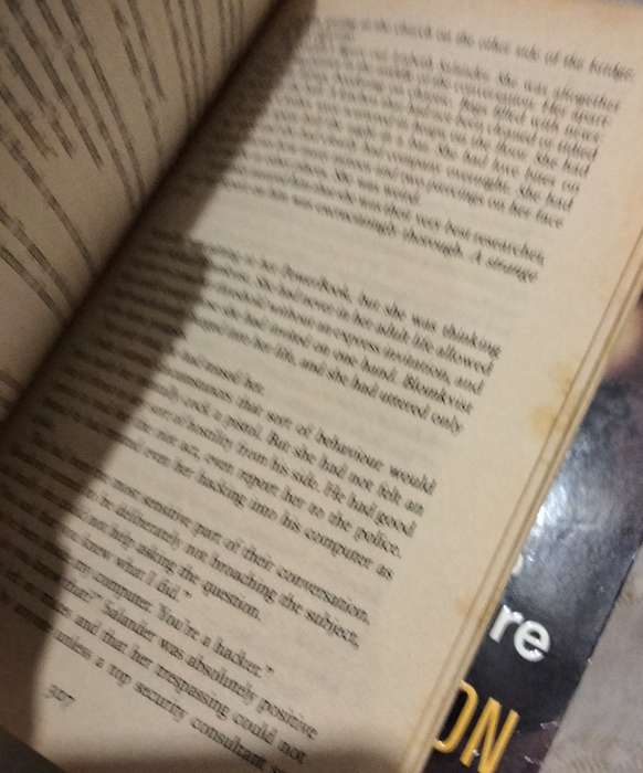 Book 2 used - Author Stieg Larsson - The Girl with the Dragon TATTOO+The Girl who Played with Fire