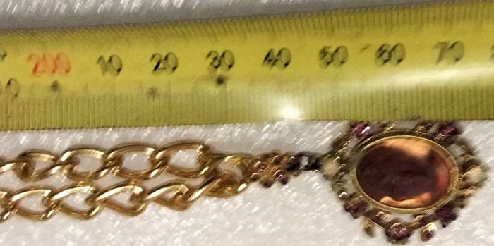 Necklace glass Amethyst 3D head+ shoulder edges Rhinestone Look at my Buy Now listings No Waiting