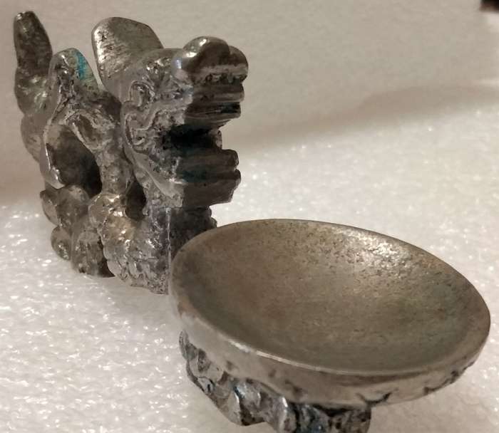 Old Chinese Dragon small Asian Oriental Art Figurine Cast IronLOOK At My BUY NOW listings NO WAITING