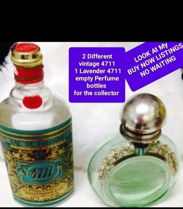 RARE Vintage 4711 Perfume Bottles - The Lavender - items 2