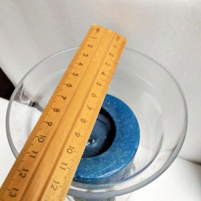 Unusual *Metal +Glass Hurricane Candle holder + Tall candle used *LOOK At MY BUY NOW LISTING