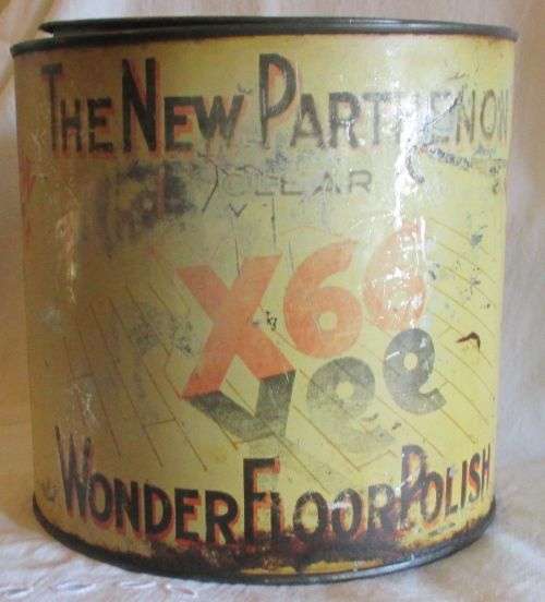 PARTHENON LINOLEUM POLISH 7 PD-NETTO TIN