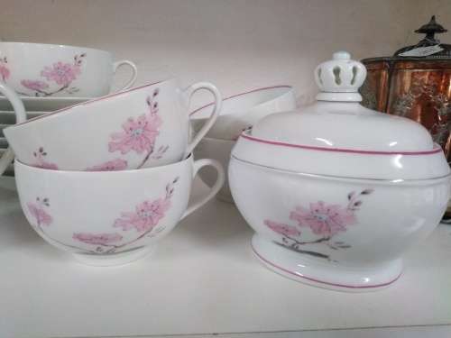 "COQUET" LIMOGE FRANCE TEA SET