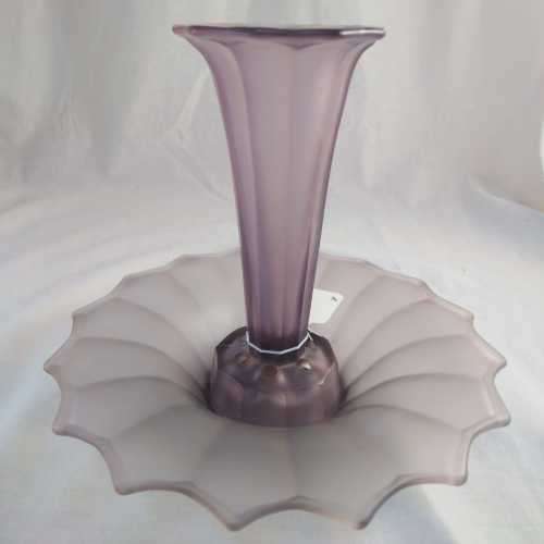 Purple Glass Flower Vase
