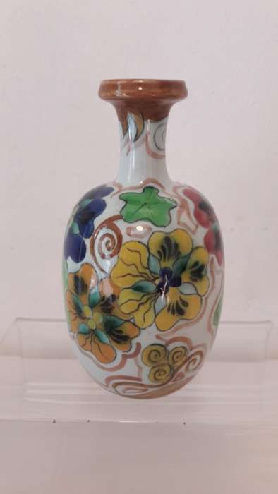 Collectible Goedewaagen Gouda Netherlands  vase in the Kers pattern 1930's