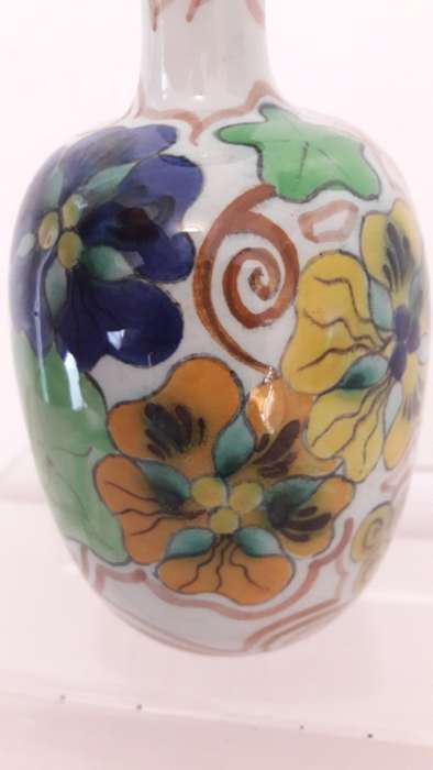 Collectible Goedewaagen Gouda Netherlands  vase in the Kers pattern 1930's