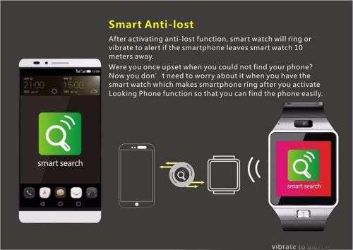 DZ09 Smart Watch- Black
