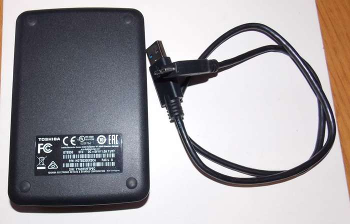 3TB Toshiba Portable External HDD