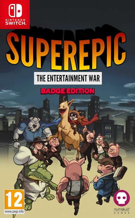 SuperEpic: The Entertainment War - Badge Edition (Nintendo Switch)