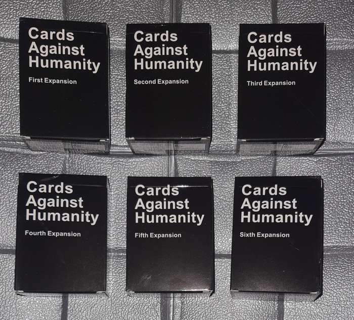 Cards Against Humanity Expanssion Packs x 6 Brand New