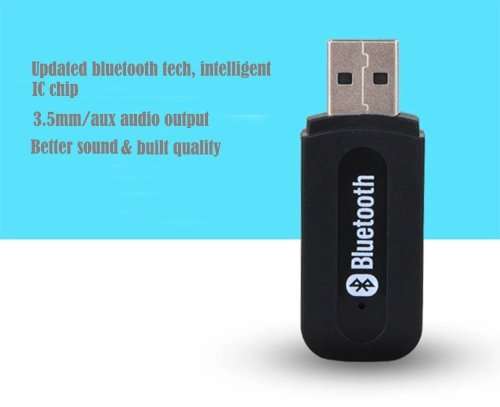 *LOCAL STOCK* USB Bluetooth Audio Music Receiver Adapter 3.5mm Stereo Output for Car Home Stereo