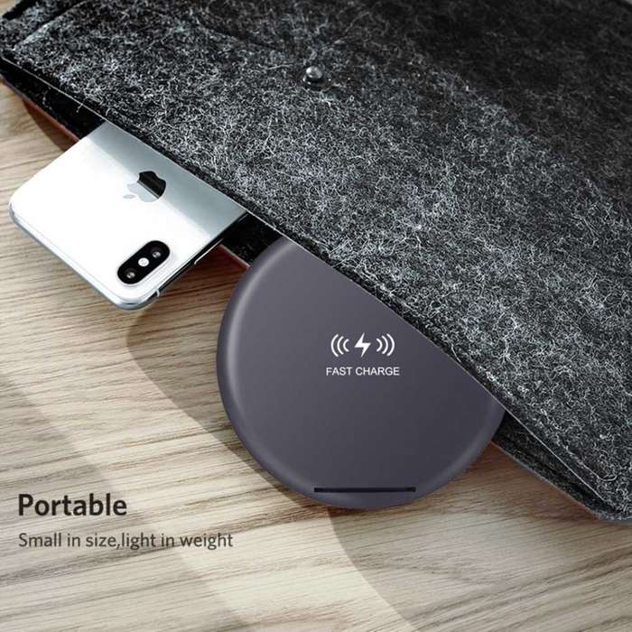 10W Fast Qi Wireless Charger For iPhone Samsung Unboxed