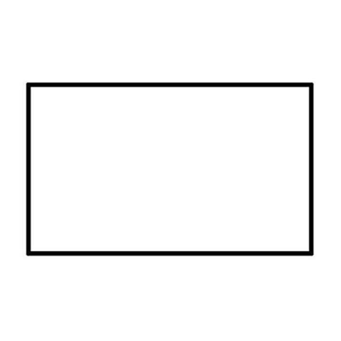 Professional 4:3 PVC Fabric Projector Screen - 60" Unboxed