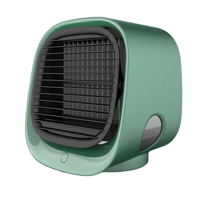 Portable Desktop Mini USB Fan Air Conditioner Purifier Humidifier - Green