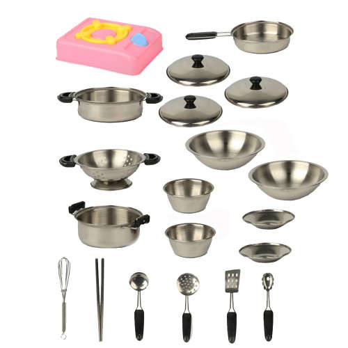 Kitchen Cookware Playset - 18 Piece Unboxed