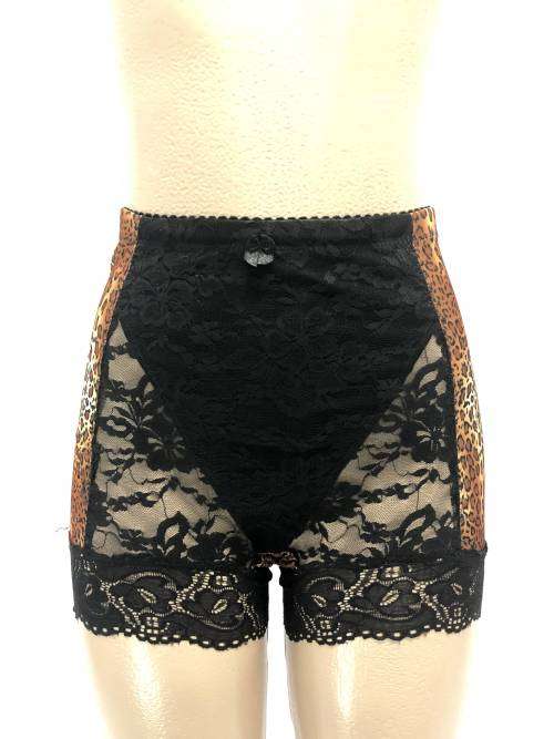 SIZE XXXL lace leopard print panty