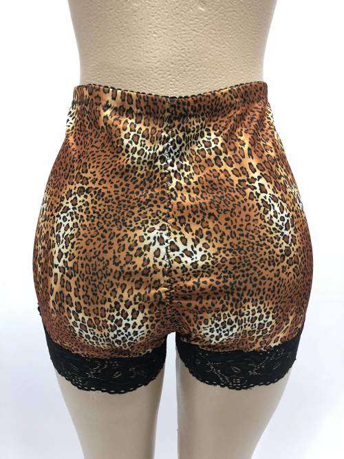 SIZE XXXL lace leopard print panty