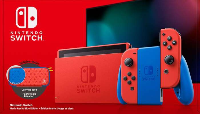 Nintendo Switch - Red Mario Edition