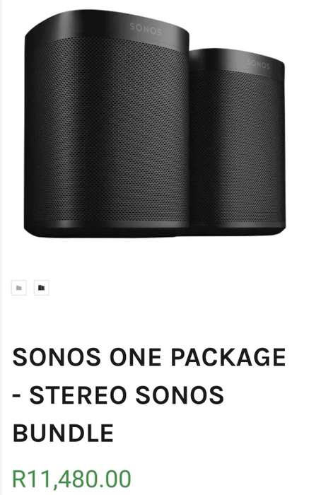 Sonos One SL Wireless Smart Speakers Pair