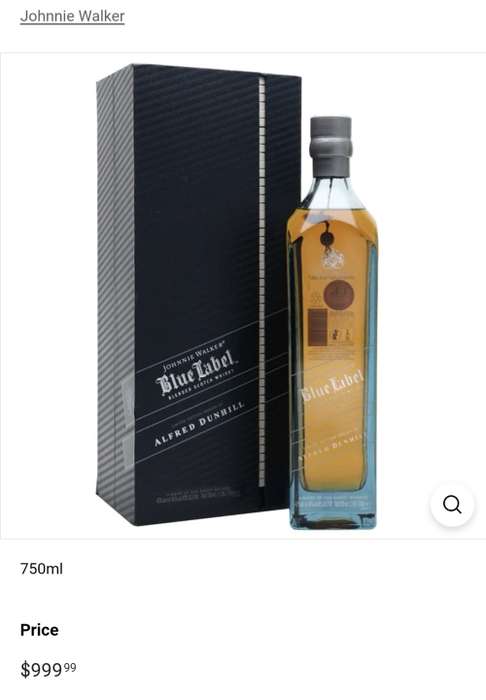 Johnnie Walker Blue Label Limited Edition By Alfred Dunhill