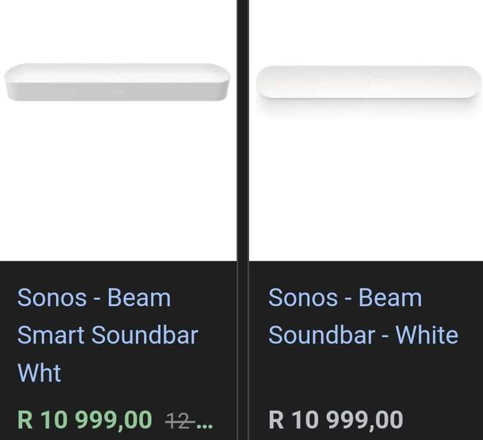 Sonos Beam Gen 1 Smart Wireless Soundbar - White