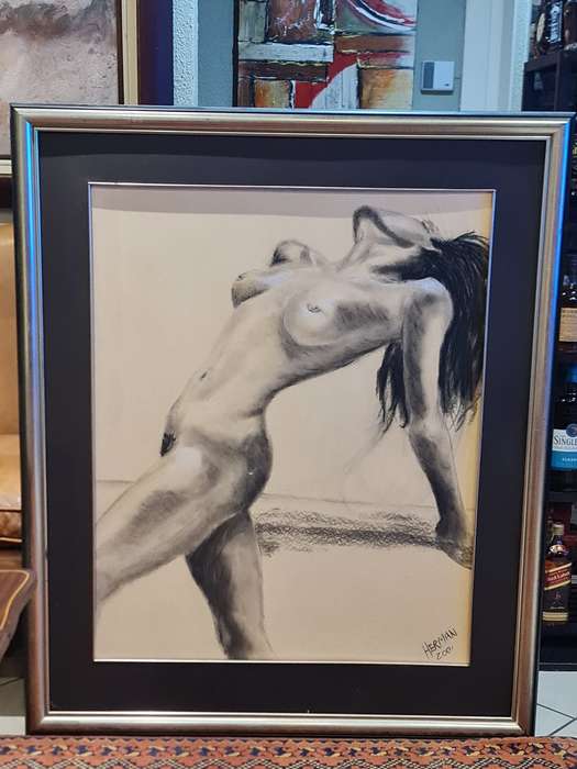 Beautiful Nude Pencil Sketch Art