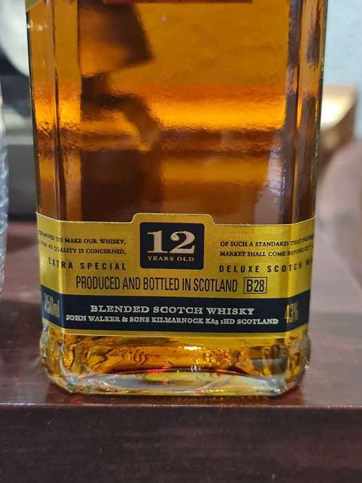 Vintage Johnnie Walker Black Label 12 Year Old