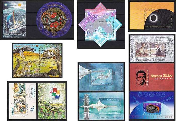 2000-2002 SA UMM (**) Minisheets x 12 *** EXCELLENT ***