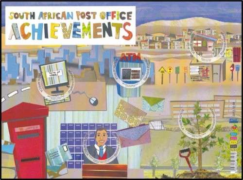 2013 SA Post Office Achievements? UMM (**) Self Adhesive MS