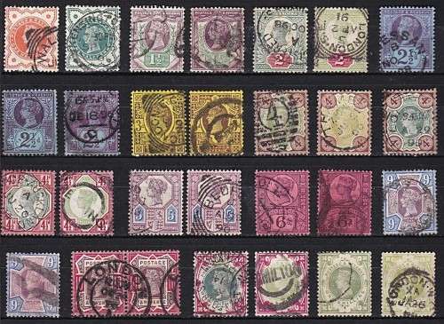 1887/1900 British Jubilee Extended Used Set/Varieties  *** CV  R21,000+ ***