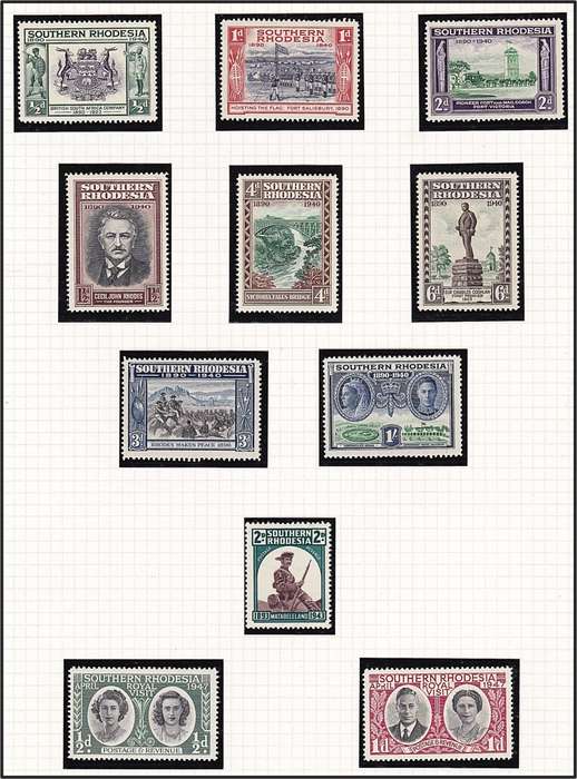 1932/53 S.Rhodesia MM(*) All Issues from CC.30-79 including KGVI Set  *** CV  R3,445 ***