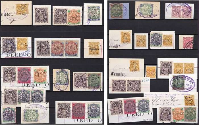 Large Selection of BSAC High Values Used Fiscally on Piece - Nice Study Group